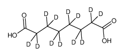 辛二酸-D12结构式