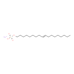 sodium 9-octadecenyl sulphate Structure
