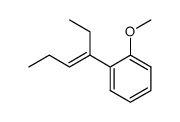 2-(1-Ethyl-buten-(1)-yl)-anisol结构式