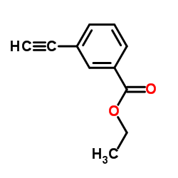 3-乙炔苯甲酸乙酯结构式