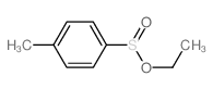 1-ethoxysulfinyl-4-methyl-benzene结构式