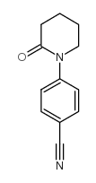 4-(2-氧代-1-哌啶)-苯甲腈结构式