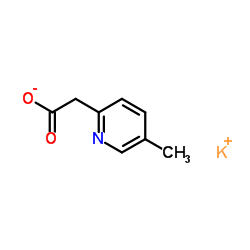 Potassium 2-(5-Methylpyridin-2-yl)acetate Structure