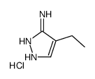 4-Ethyl-1H-pyrazol-3-amine hydrochloride Structure
