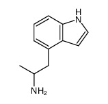 2-indol-4-yl-1-methyl-ethylamine结构式