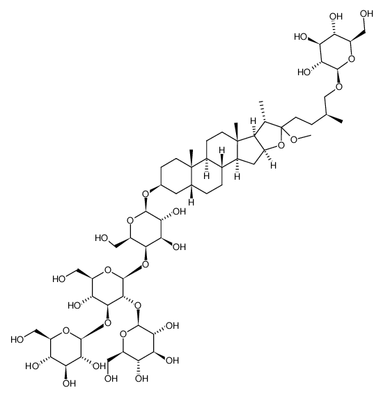timosaponin B-VI结构式
