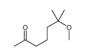 6-methoxy-6-methylheptan-2-one Structure