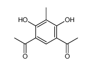 1-(5-ACETYL-2,4-DIHYDROXY-3-METHYLPHENYL)ETHAN-1-ONE Structure