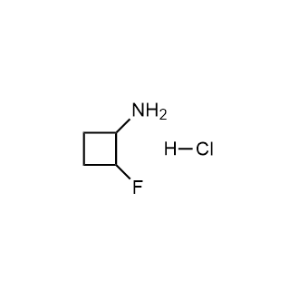 2-Fluorocyclobutan-1-aminehydrochloride Structure