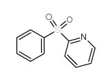 2-(苯磺酰基)吡啶结构式