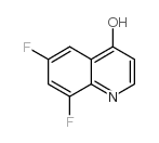 6,8-二氟喹啉-4-醇结构式