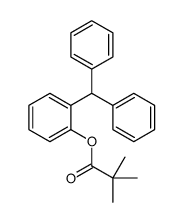 Pivalic acid trityl ester Structure