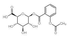 乙酰水杨酸酰基-β-D-葡萄糖醛酸结构式