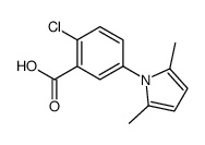 2-CHLORO-5-(2,5-DIMETHYL-1H-PYRROL-1-YL)BENZOIC ACID Structure
