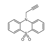 10-prop-2-ynylphenothiazine 5,5-dioxide Structure