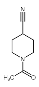 1-乙酰基哌啶-4-甲腈结构式