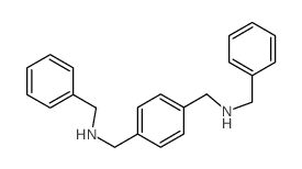 1,4-Benzenedimethanamine,N1,N4-bis(phenylmethyl)- Structure