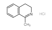 1-methyl-3,4-dihydroisoquinoline hydrochloride Structure