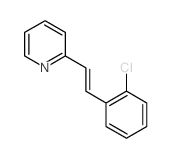 Pyridine,2-[2-(2-chlorophenyl)ethenyl]-, (Z)- (9CI)结构式