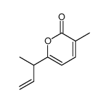 3-methyl-6-(1-methylallyl)-α-pyrone结构式