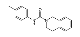 N-(4-methylphenyl)-3,4-dihydro-1H-isoquinoline-2-carboxamide Structure