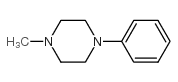 1-甲基-4-苯基哌嗪结构式