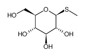 methyl-beta-d-thioglucopyranoside Structure