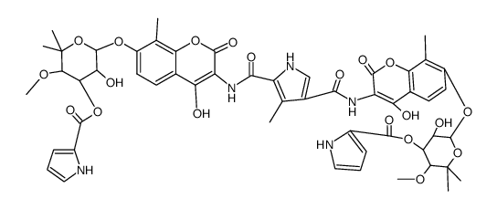 Coumermycin A(2) Structure