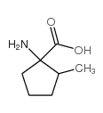 Cyclopentanecarboxylicacid, 1-amino-2-methyl- structure