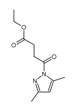 ethyl 4-(3,5-dimethylpyrazol-1-yl)-4-oxobutanoate Structure