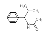 Acetamide,N-(2-methyl-1-phenylpropyl)- Structure