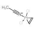 acetonitrile; dichloroplatinum; ethene结构式