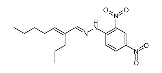 N-(2,4-Dinitro-phenyl)-N'-[(E)-2-propyl-hept-2-en-(Z)-ylidene]-hydrazine Structure