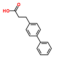 3-(4-Biphenylyl)propanoic acid Structure