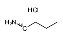 n-butylamine-1-14c hydrochloride Structure