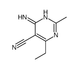 4-氨基-6-乙基-2-甲基-5-嘧啶甲腈结构式