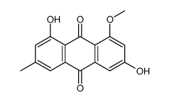 大黄素-8-甲醚结构式