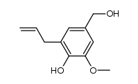 3-Allyl-4-hydroxy-5-methoxybenzylalkohol Structure
