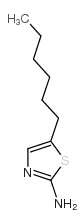 5-己基噻唑-2-胺结构式