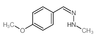 N-[(4-methoxyphenyl)methylideneamino]methanamine结构式
