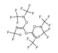 perfluoro-[3,5-bis(dimethylamino-oxy)-4-oxa-2,6-diazahepta-2,5-diene]结构式