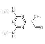 N-[4,6-bis(methylamino)-1,3,5-triazin-2-yl]-N-methyl-formamide Structure