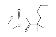 DIMETHYL 3,3-DIMETHYL-2-OXOHEPTYLPHOSPHONATE结构式