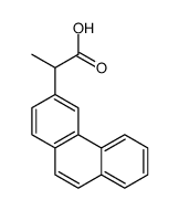 2-phenanthren-3-ylpropanoic acid结构式
