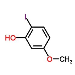 2-碘-5-甲氧基苯酚结构式