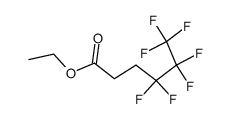 4,4,5,5,6,6,6-heptafluoro-hexanoic acid ethyl ester结构式