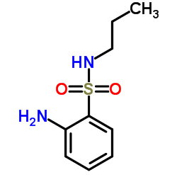 2-氨基-N-丙基苯磺酰胺结构式