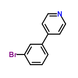 4-(3-溴苯基)吡啶结构式