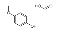 formic acid,4-methoxyphenol结构式