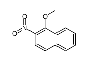 1-methoxy-2-nitronaphthalene结构式